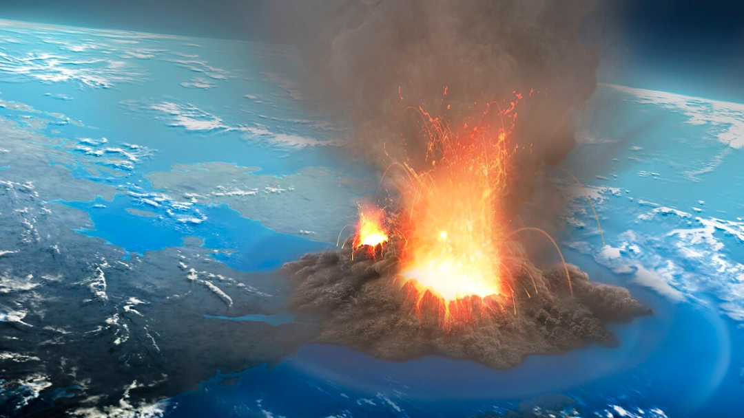 An image of supervolcano.