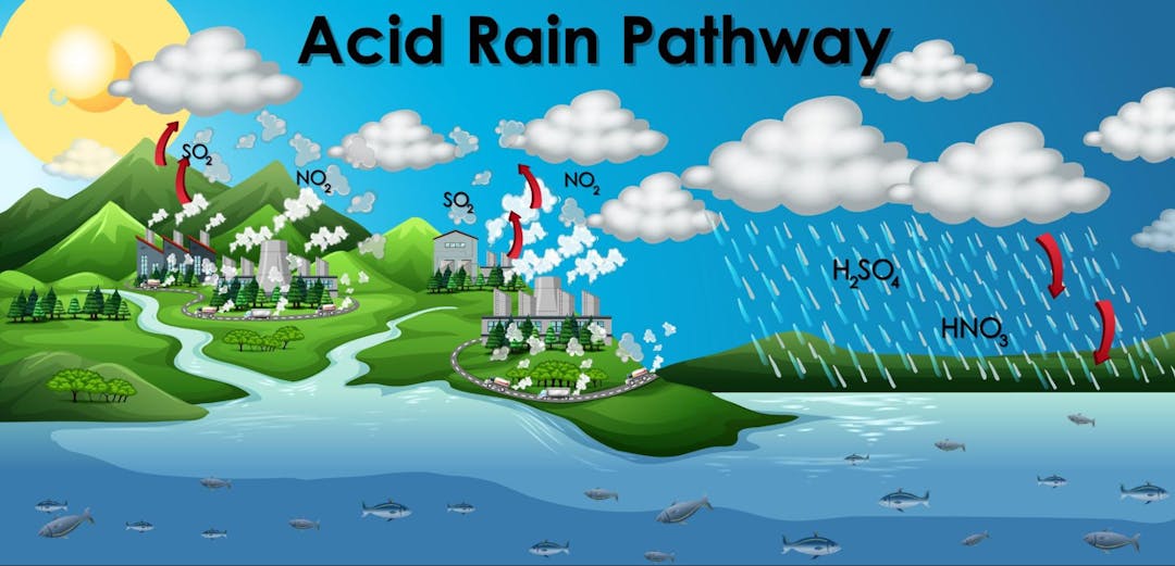 Nitrogen Oxide (NOx) Emission and acid rain