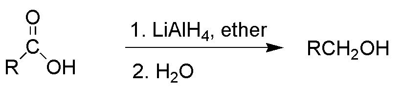 Reduction of Carboxylic Acids to alcohol